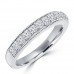 0.70 ct Ladies Round Cut Diamond Wedding Band Ring With Millgrain Edge 0.70 ct Ladies Round Cut Diamond Wedding Band Ring With Millgrain Edge